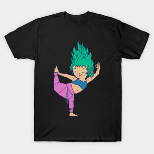 Happy Yoga Character T-Shirt